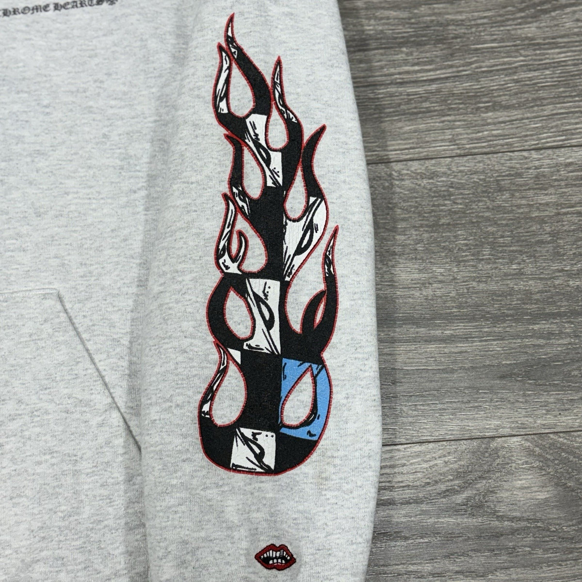 x Matty Boy Flames Hoodie Heather Grey — photo 9
