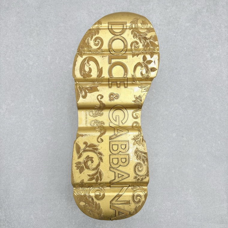Dolce & Gabbana Daymaster Leather Sneaker White Gold — photo 7