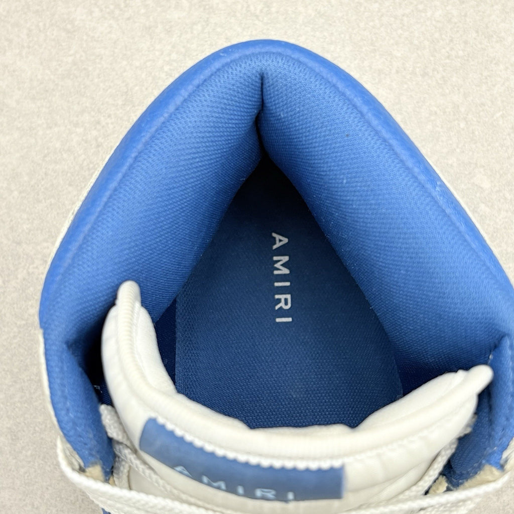 Amiri Skel High Top ' White Blue ' | Size 43 (10 US)