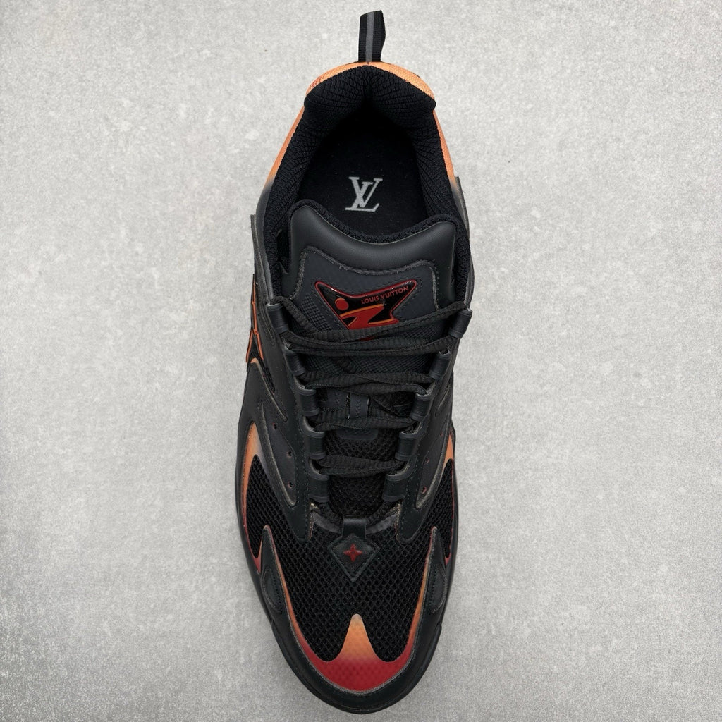 Louis Vuitton Tactic Runner ' Black Orange Red ' | Size 12 LV (13-13.5 US)