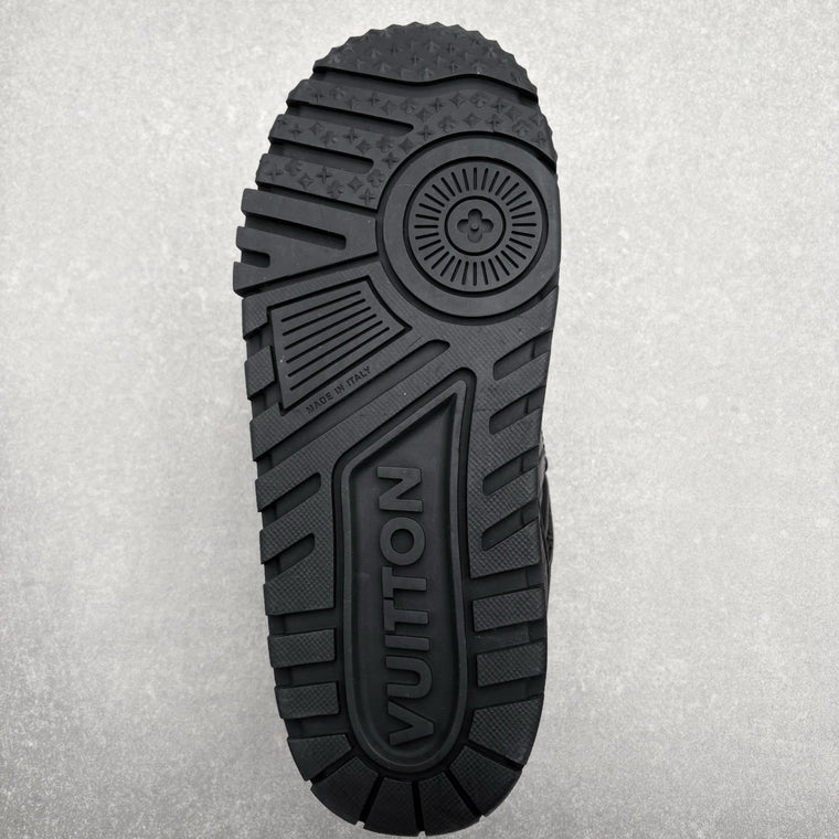 Alligator Print Maxi Sneaker Black — photo 7