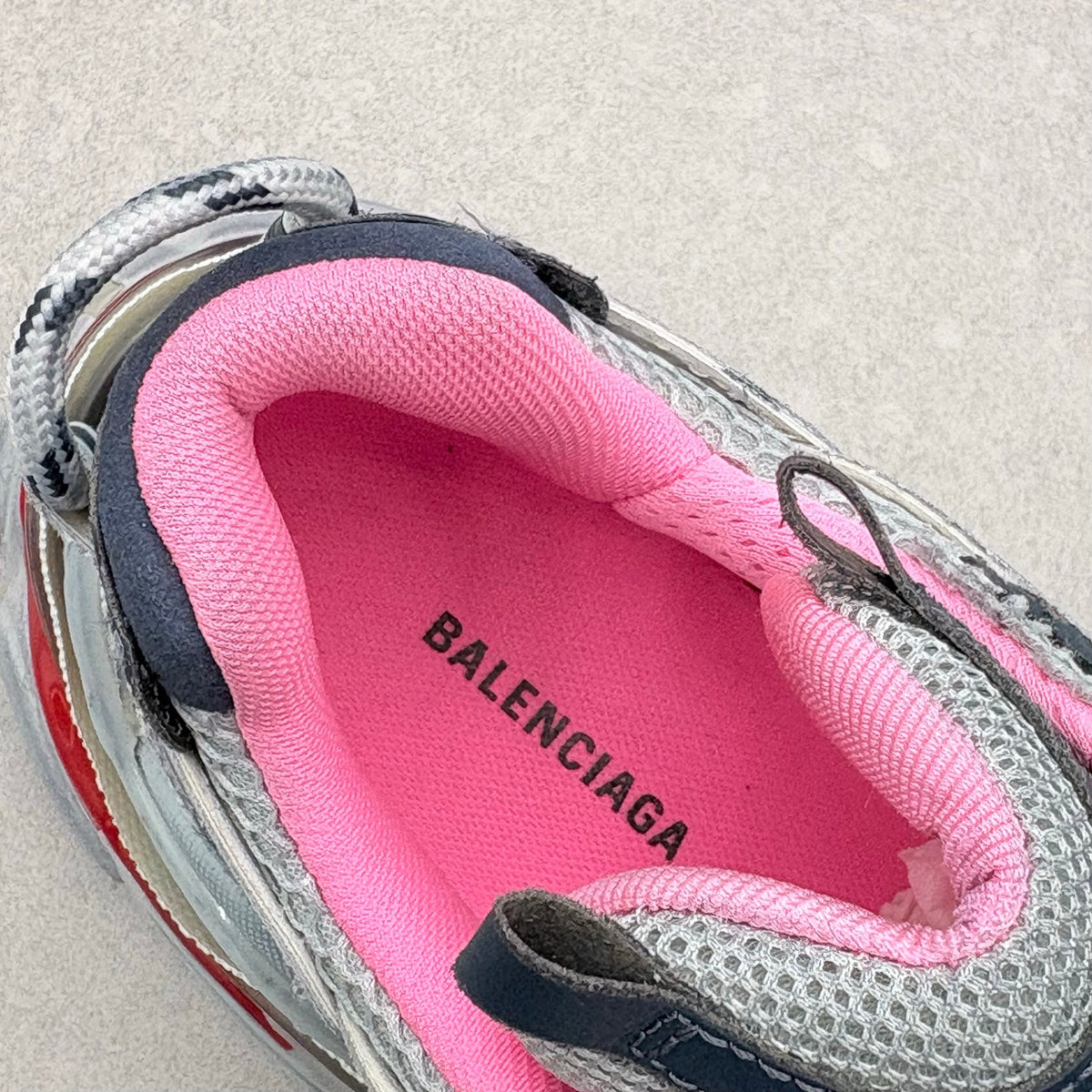 Balenciaga Runner Sneaker Gray Pink Blue — photo 6