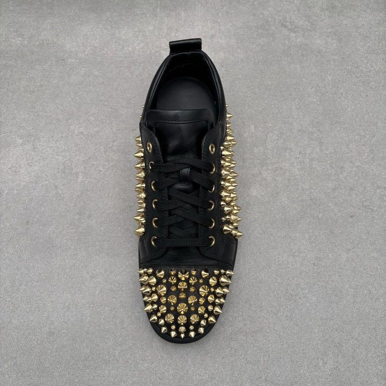 Low Spiked Sneaker Black Gold — photo 11