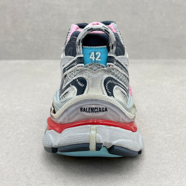 Balenciaga Runner Sneaker Gray Pink Blue — photo 9