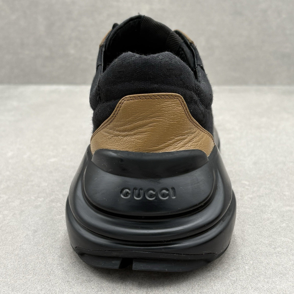 Rhyton Maxi GG Supreme Black Khaki Beige — photo 3