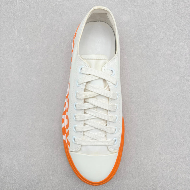 Low Sneaker Orange White — photo 5
