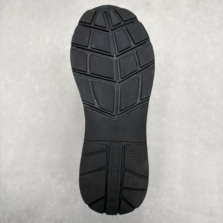 Burberry Leather Vintage Check Sneaker Black — photo 12