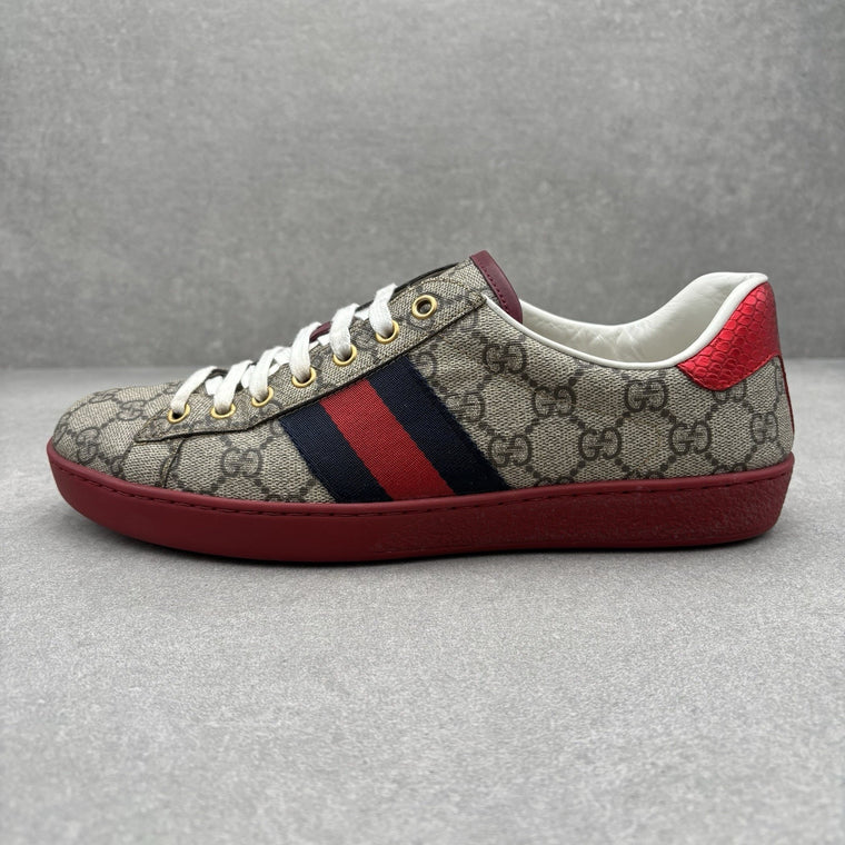 Size 8 G (8.5 US) Gucci Ace GG Supreme ' Beige ' | GREAT CONDITION! — photo 8