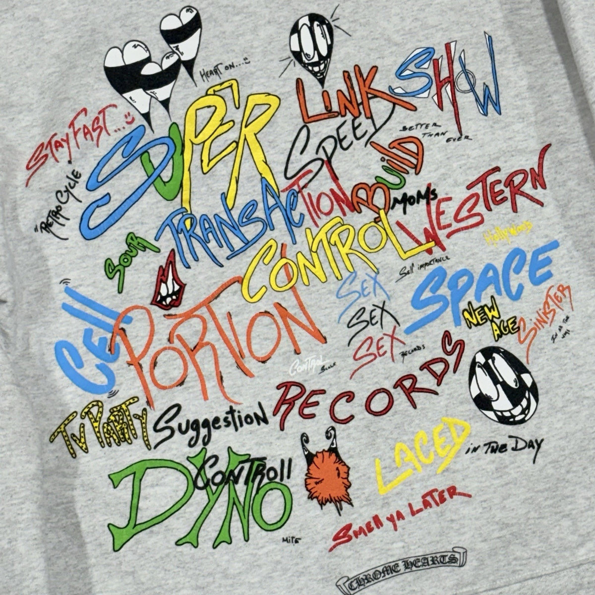 x Matty Boy Flames Hoodie Heather Grey — photo 4