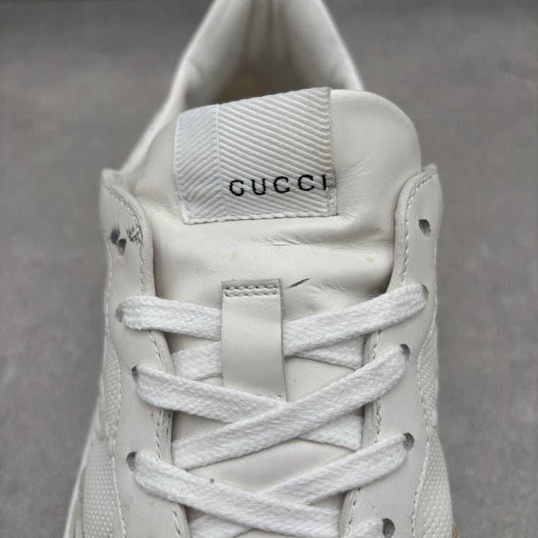 GG Embossed White Leather — photo 6