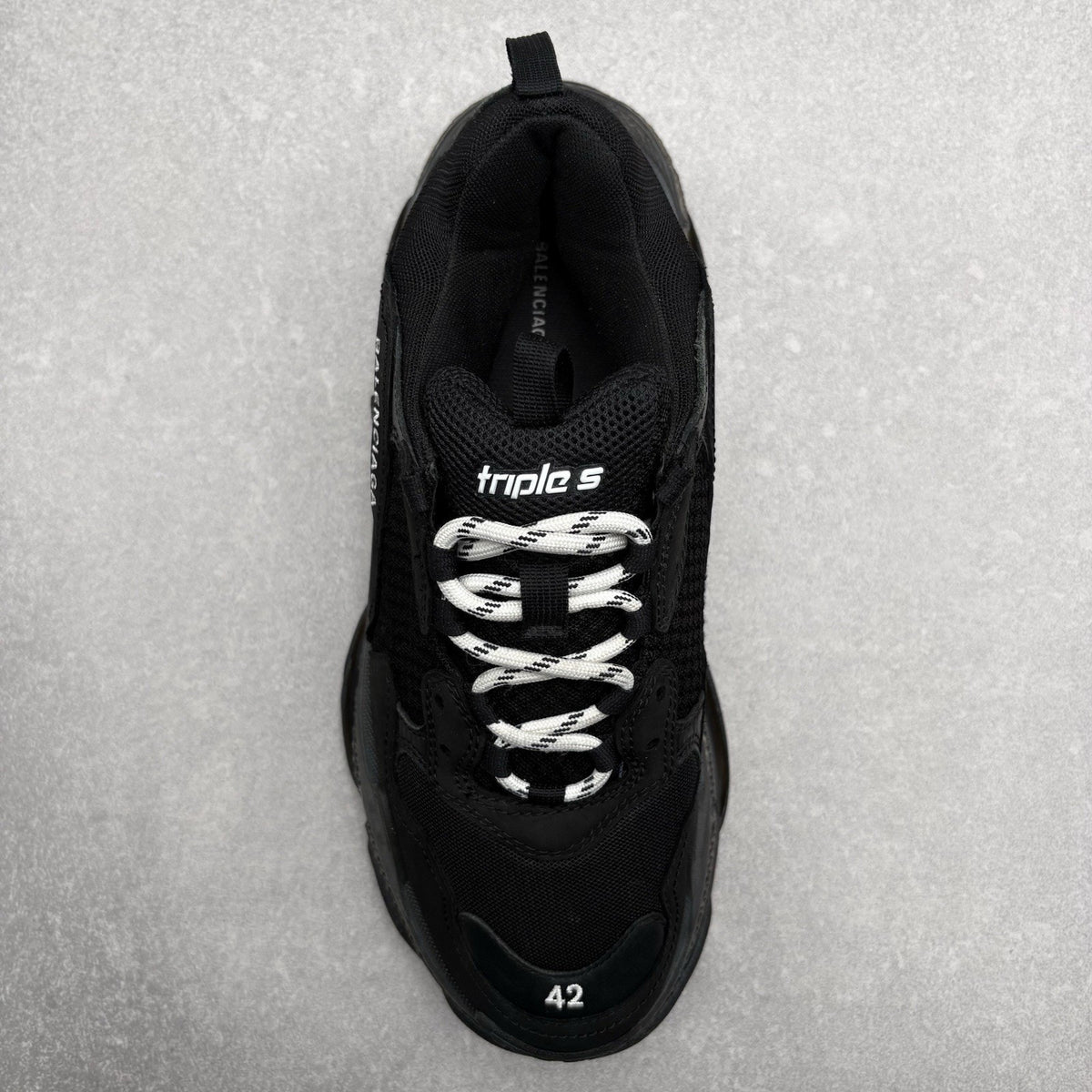 Triple S Clear Sole Black — photo 5