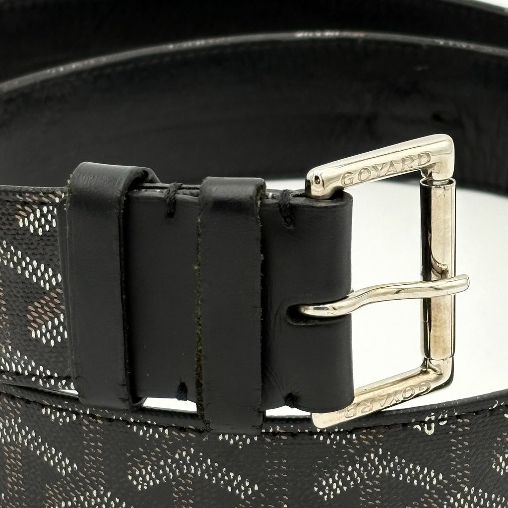 Goyard Florida Goyardine Belt ' Black '