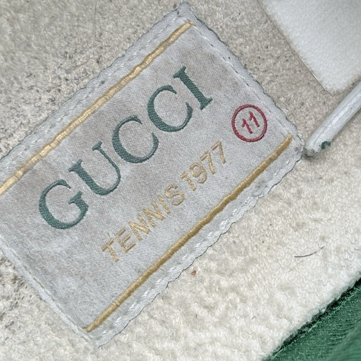 Tennis 1977 Denim GG Print Sneaker — photo 14