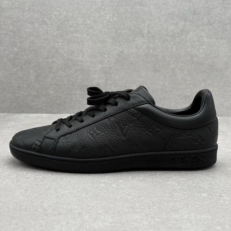WORN ONCE! Louis Vuitton Luxembourg Monogram Sneaker Black — photo 8