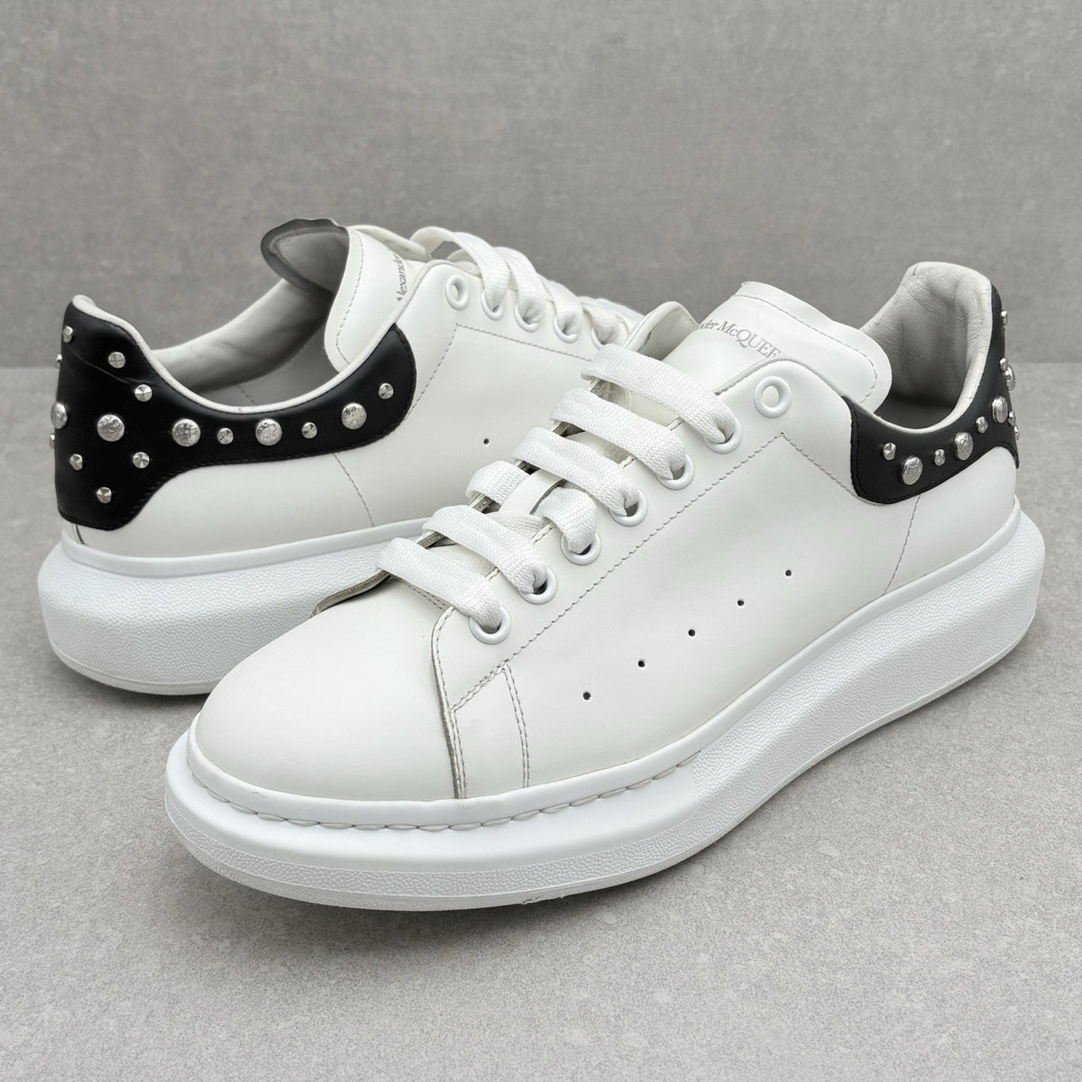 Studded Oversized Sneaker White Black