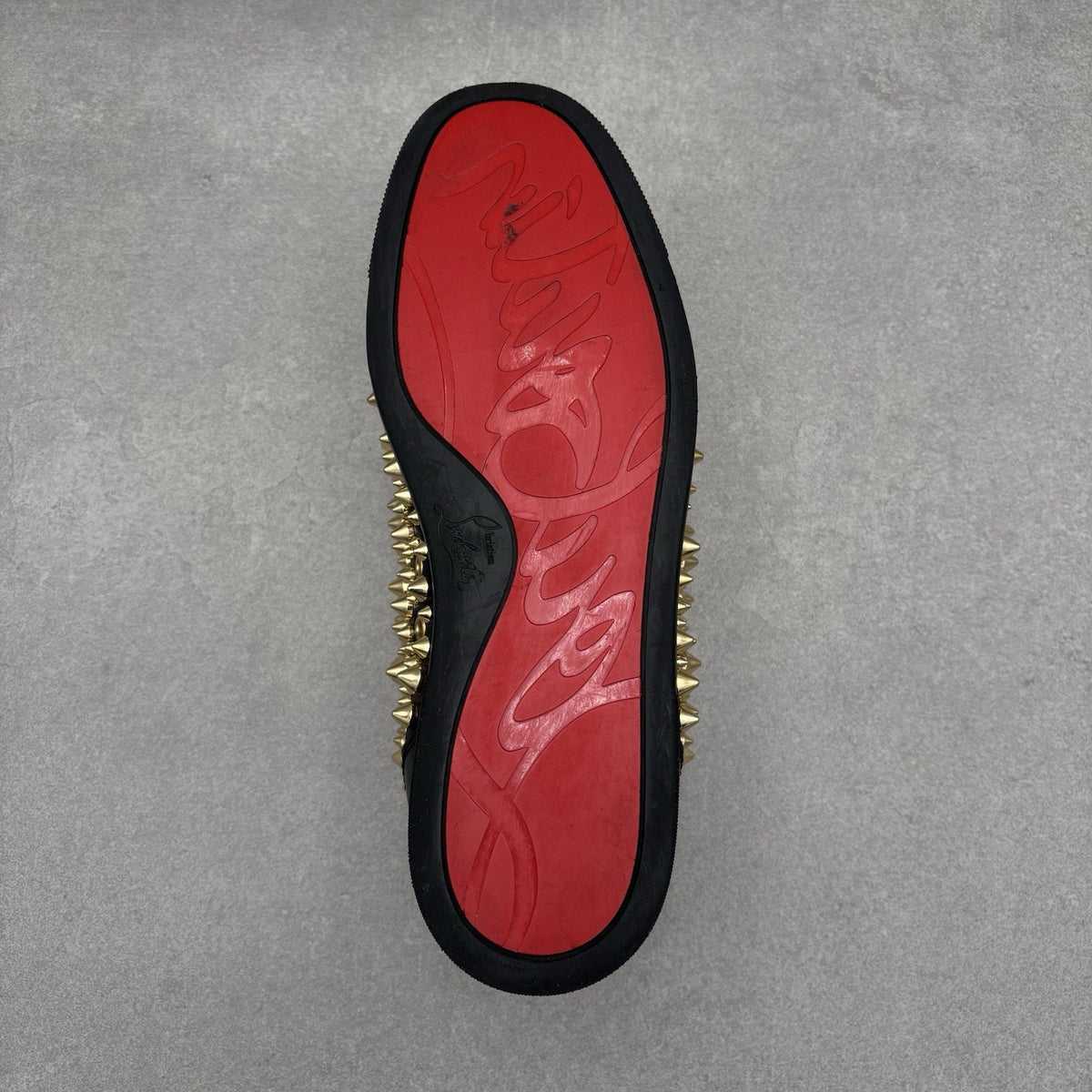 Low Spiked Sneaker Black Gold — photo 13