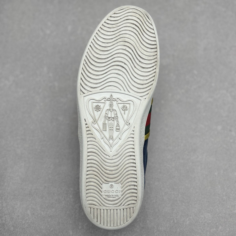Ace Low Top Sneaker Velvet Blue — photo 7