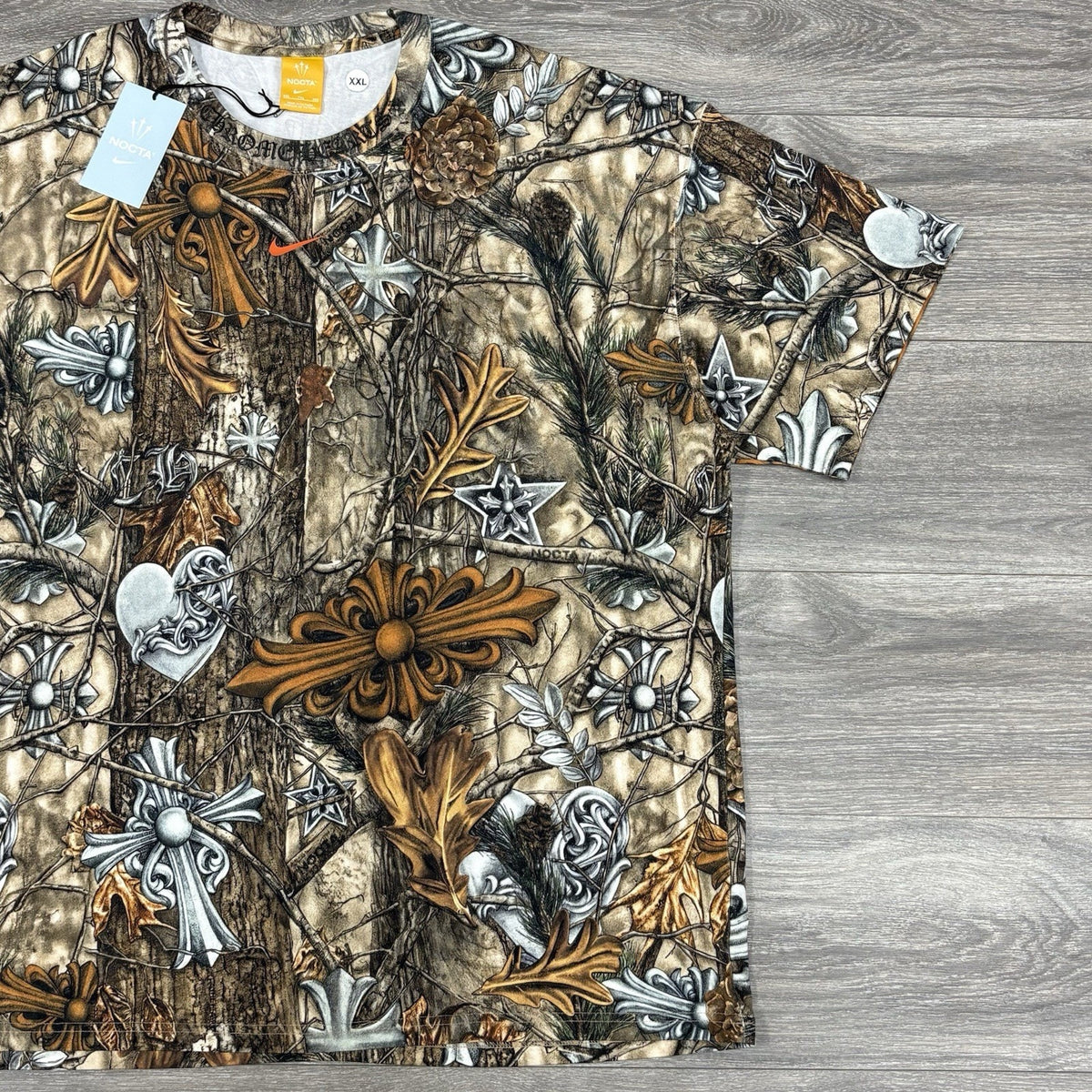 BRAND NEW - Chrome Hearts Nike Nocta Realtree Horseshoe Logo T-Shirt — photo 3