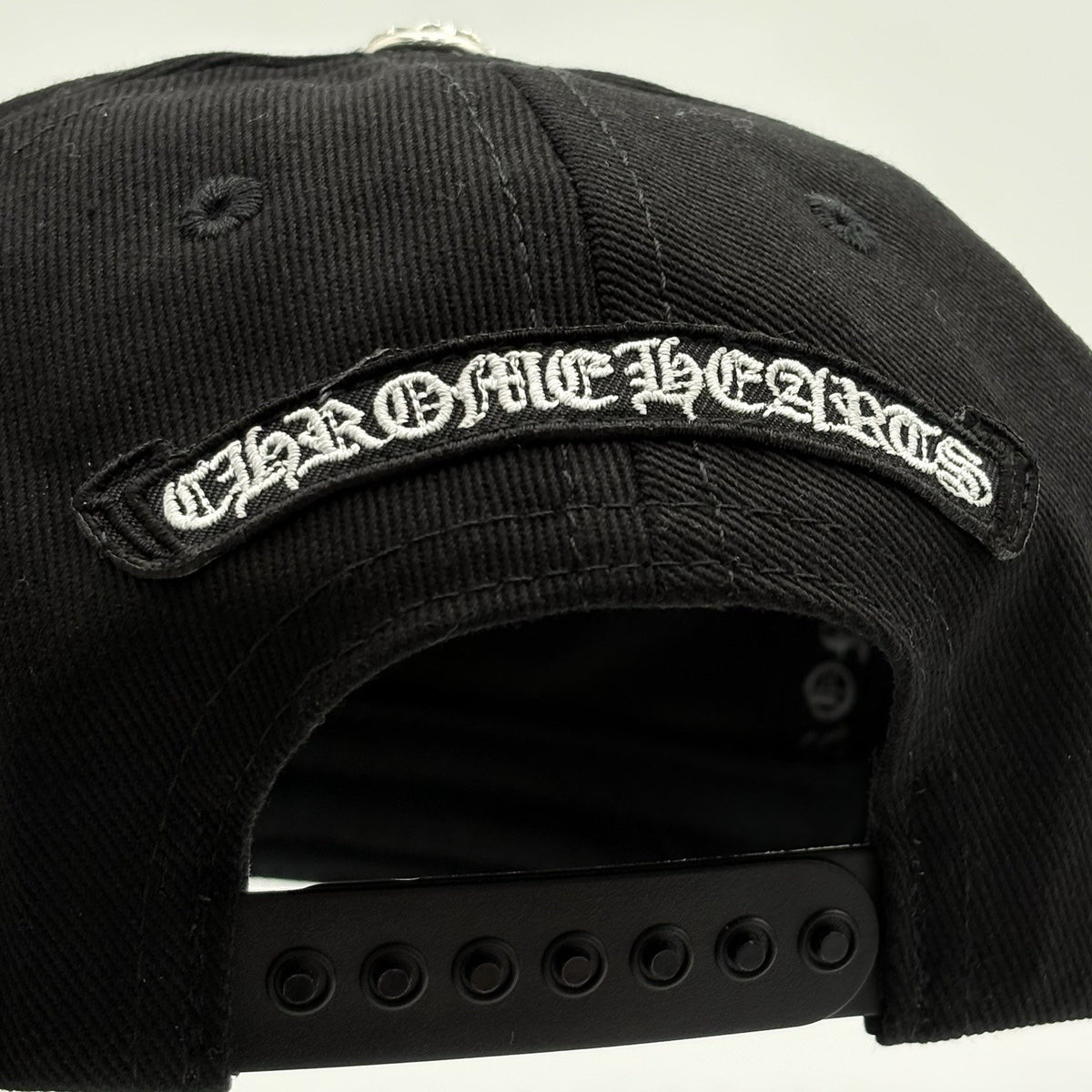 Dagger Logo Denim Baseball Hat Black — photo 6