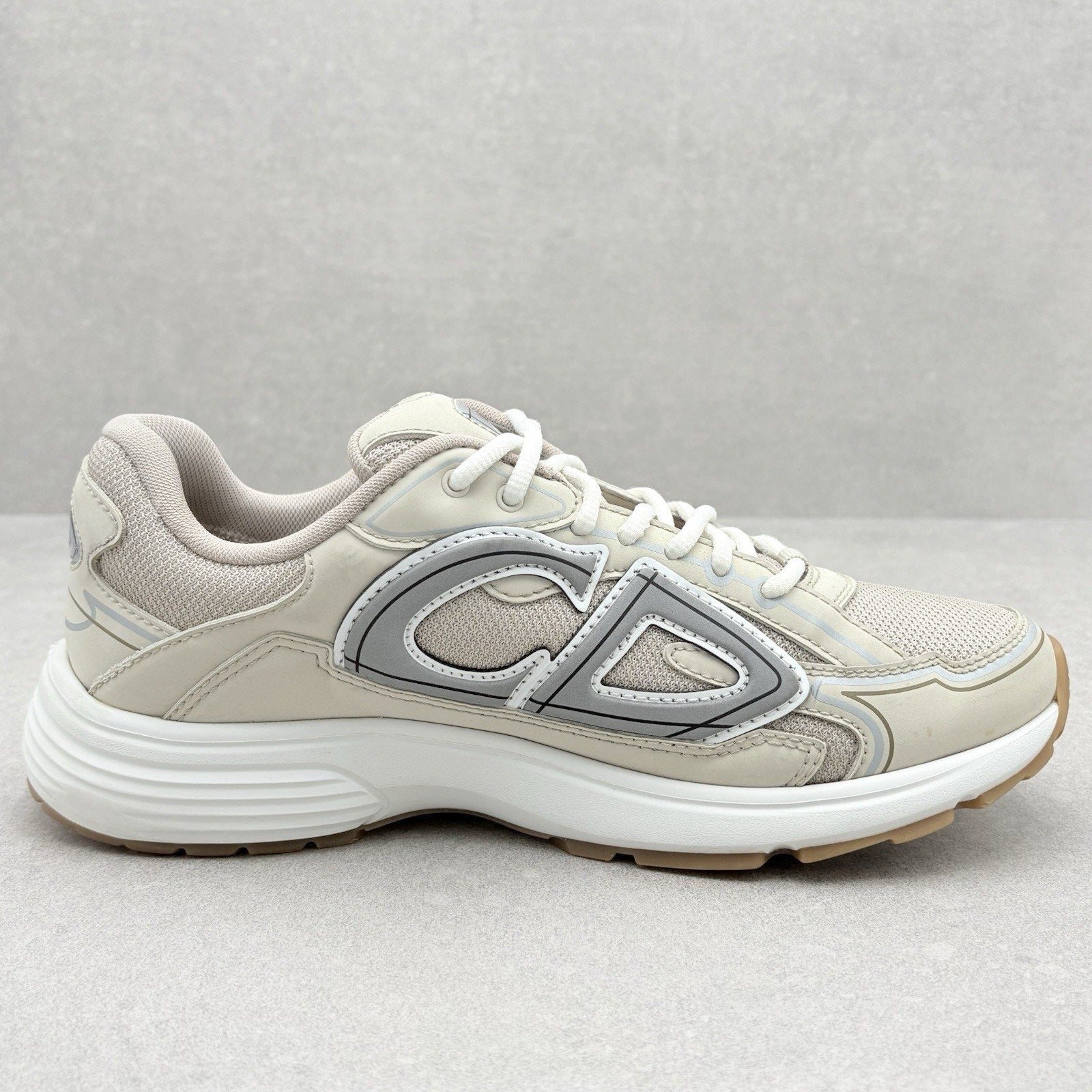 Dior B30 Reflective Sneaker ' Tan White ' | Size 41 (8 US)