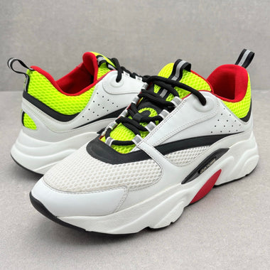 WORN ONCE! Dior B22 Sneaker 'White Yellow Red'
