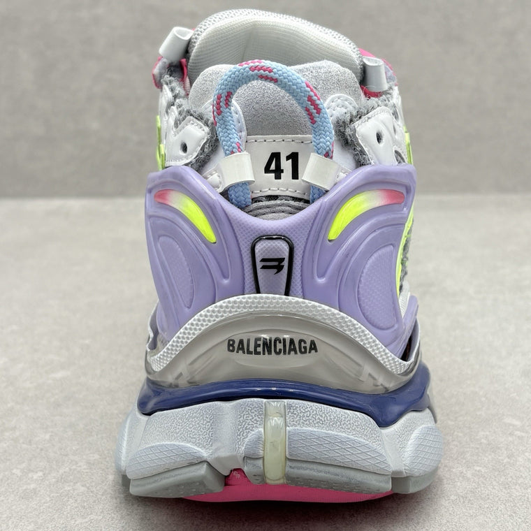 Runner Grey Purple Neon Yellow White — photo 3