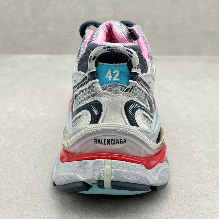 Balenciaga Runner Sneaker Gray Pink Blue — photo 3