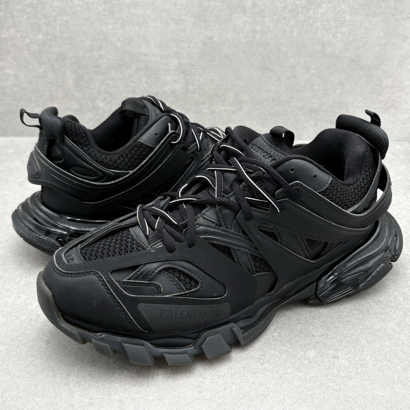 Track Sneaker Clear Sole Black