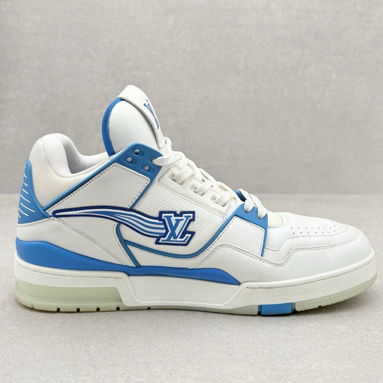 Trainer Mid White Blue — photo 10