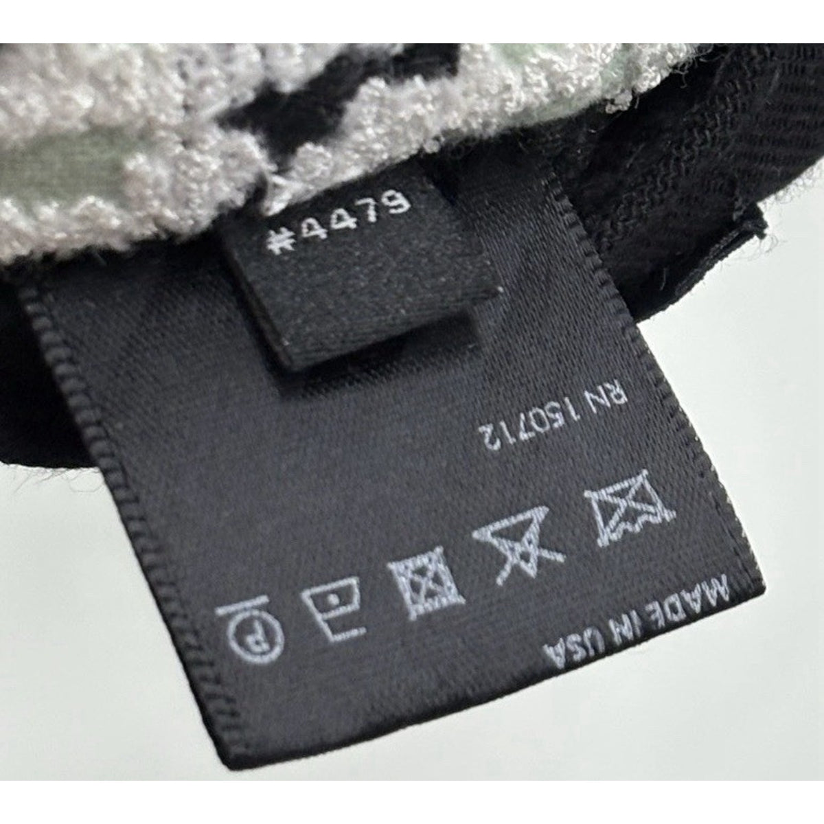 Chenille MA Patch Canvas Hat Frosty Green — photo 10