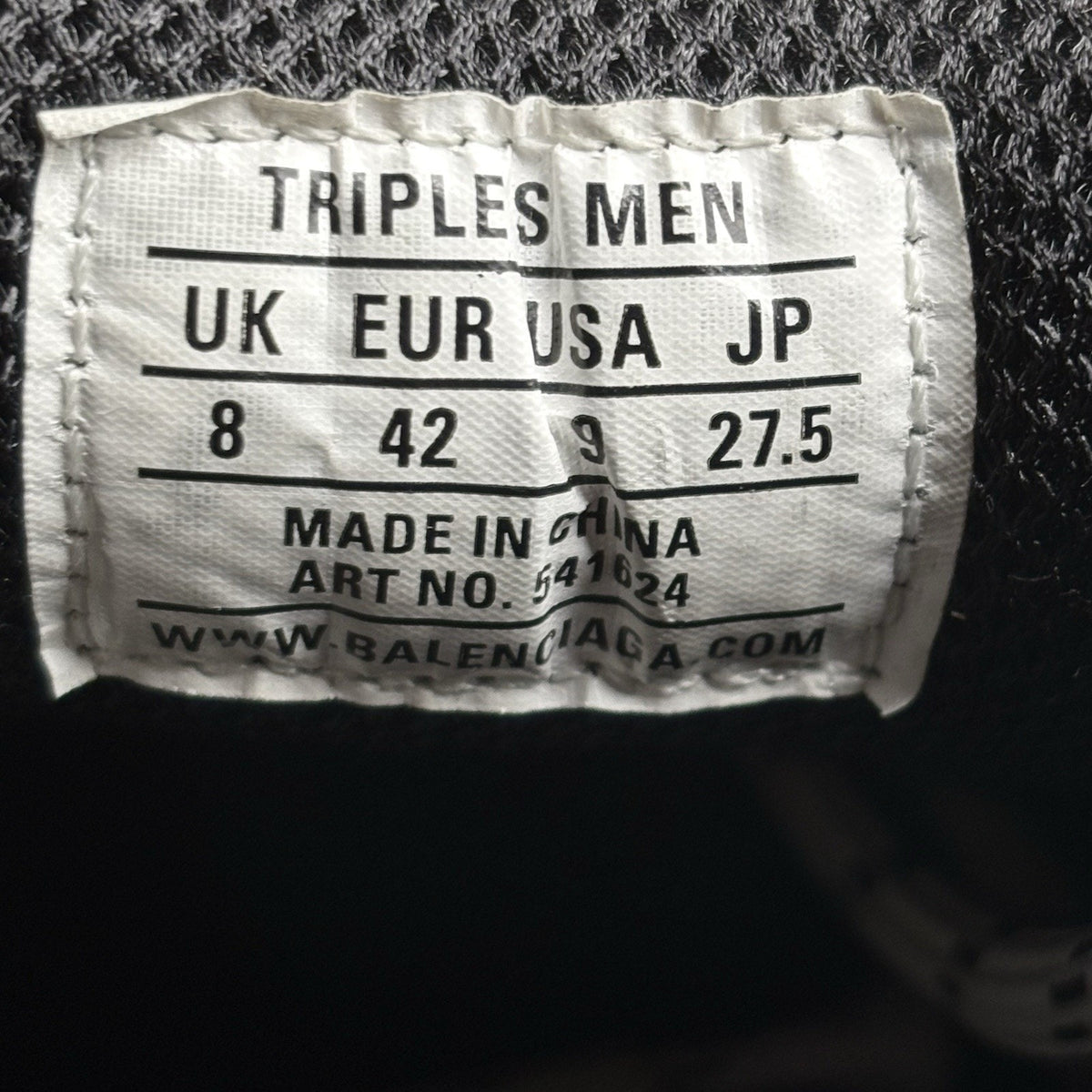 Triple S Clear Sole Black — photo 12