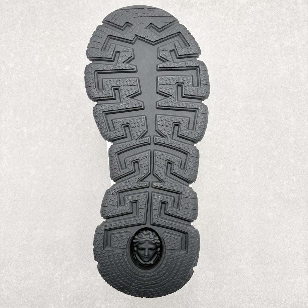 Versace Trigreca Sneakers ' White Gold ' | Size 41.5 (8.5 US)