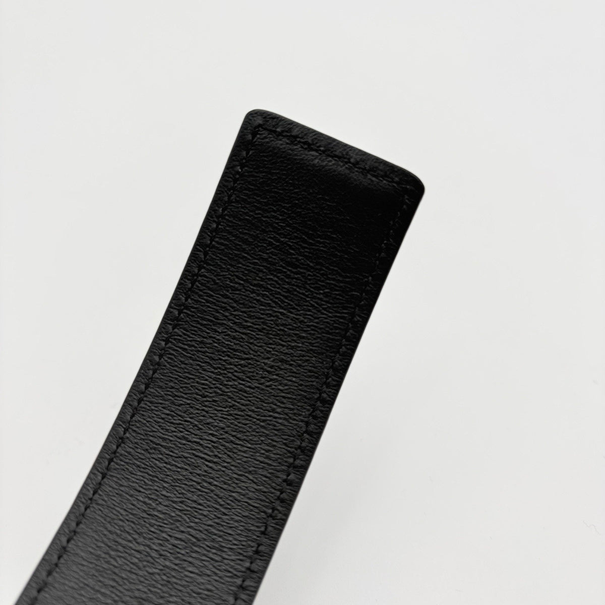 Core Logo Buckle Black/Black/Gold-Tone Belt — photo 11