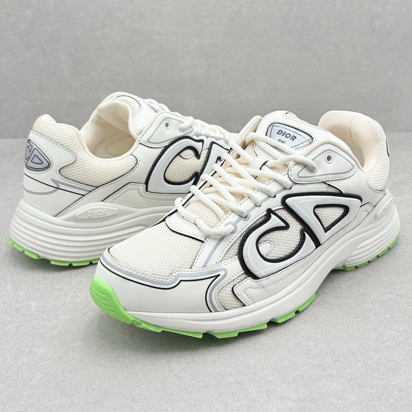 B30 Reflective Sneaker Cream Green
