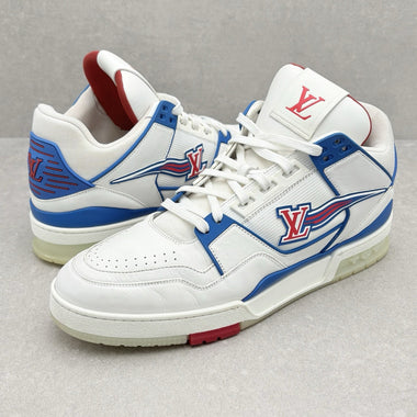 Mid Trainer White Red Blue