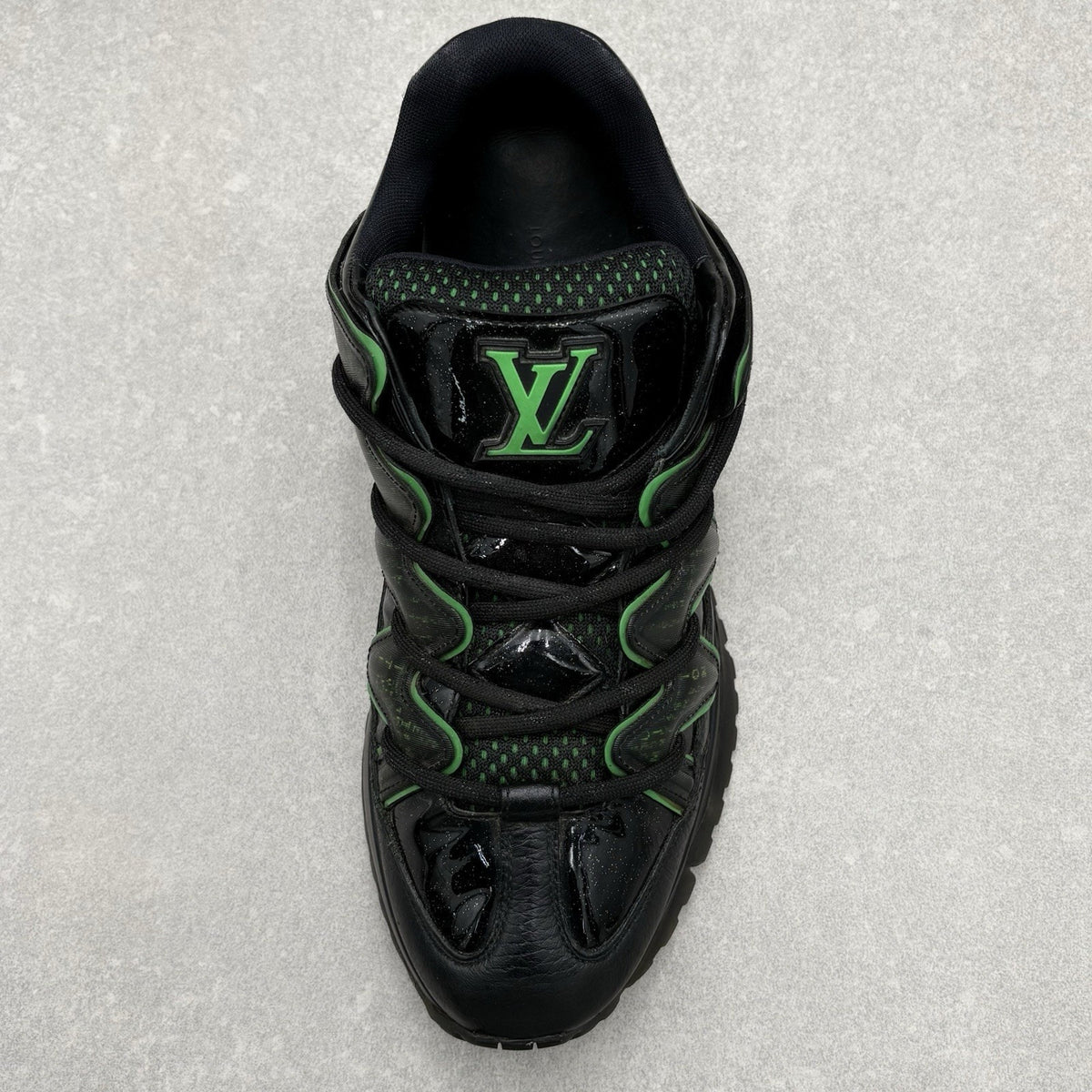Digital Zig Zag Sneaker Black Green — photo 9