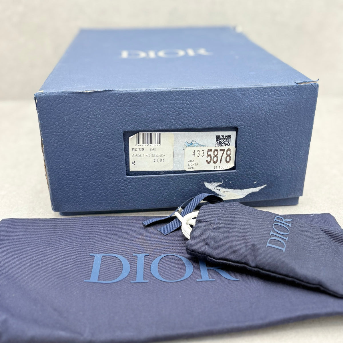 B30 Reflective Sneaker Blue Grey White — photo 13