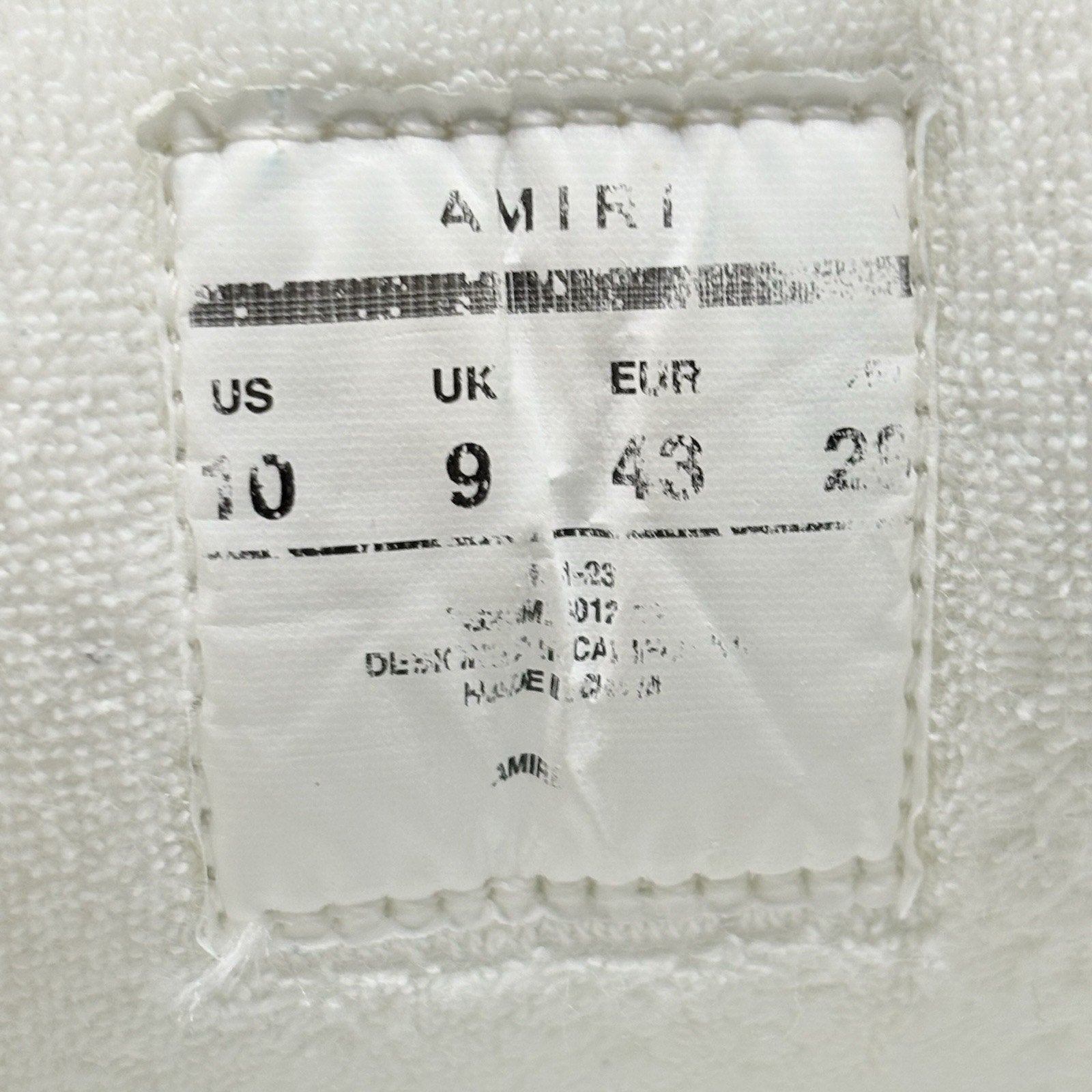 Amiri MA-1 ' White Blue ' | Size 43 (10 US)
