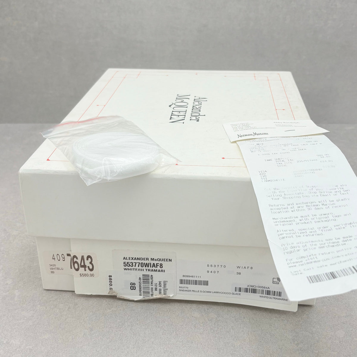 Oversized Sneaker White Ultramarine — photo 15