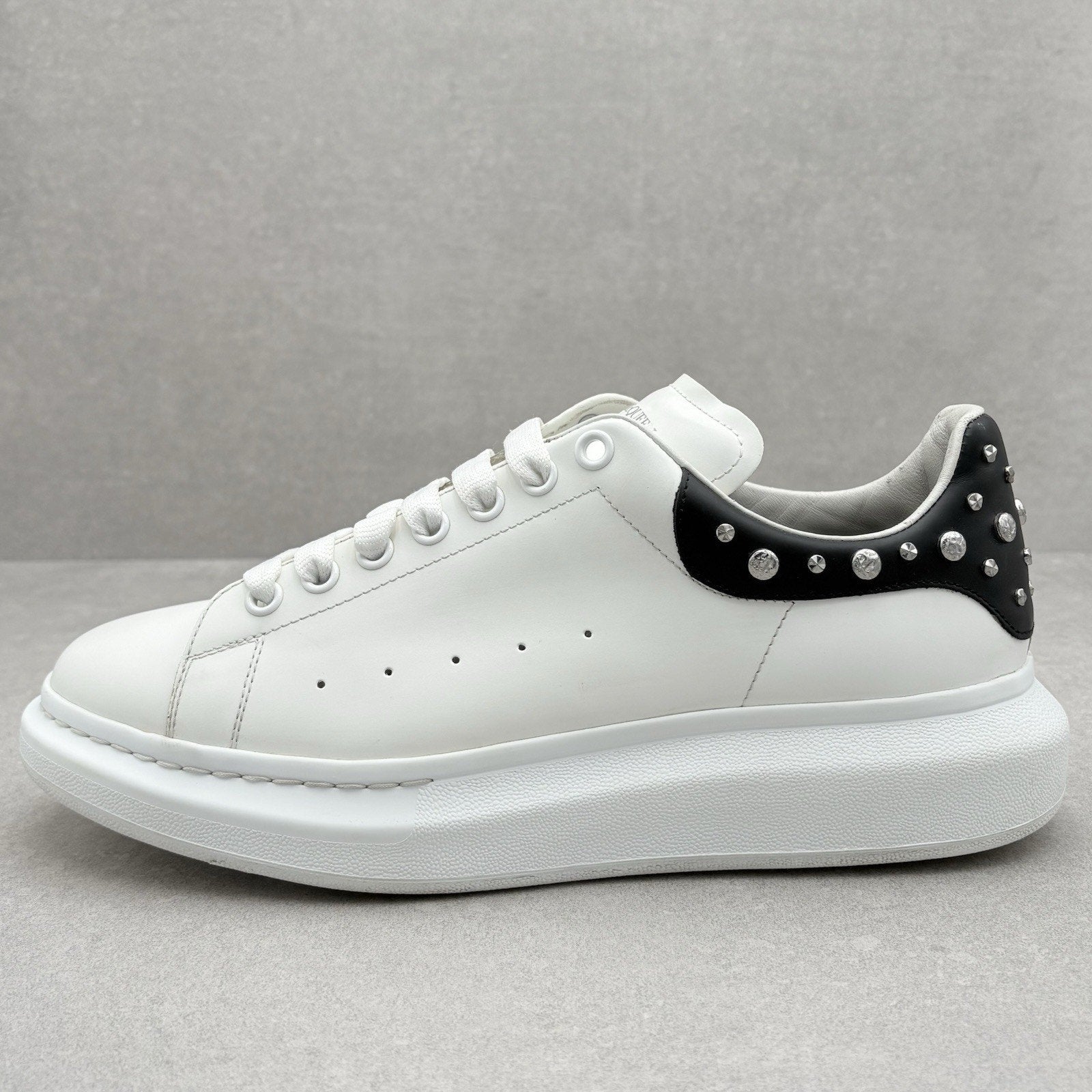Alexander McQueen Studded Oversized Sneaker ' White Black ' | Size 45 (12 US)
