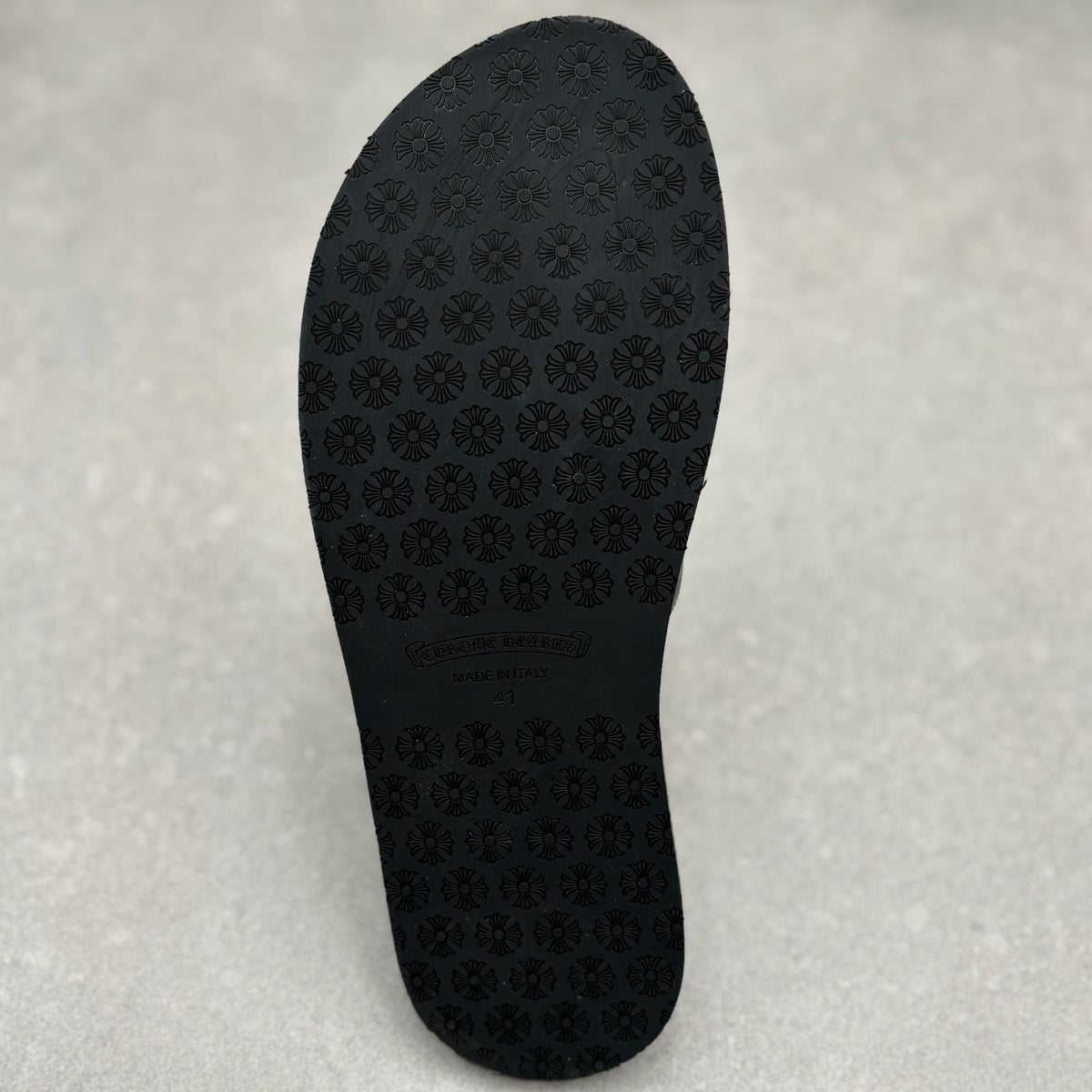 Leather Slides Black — photo 8