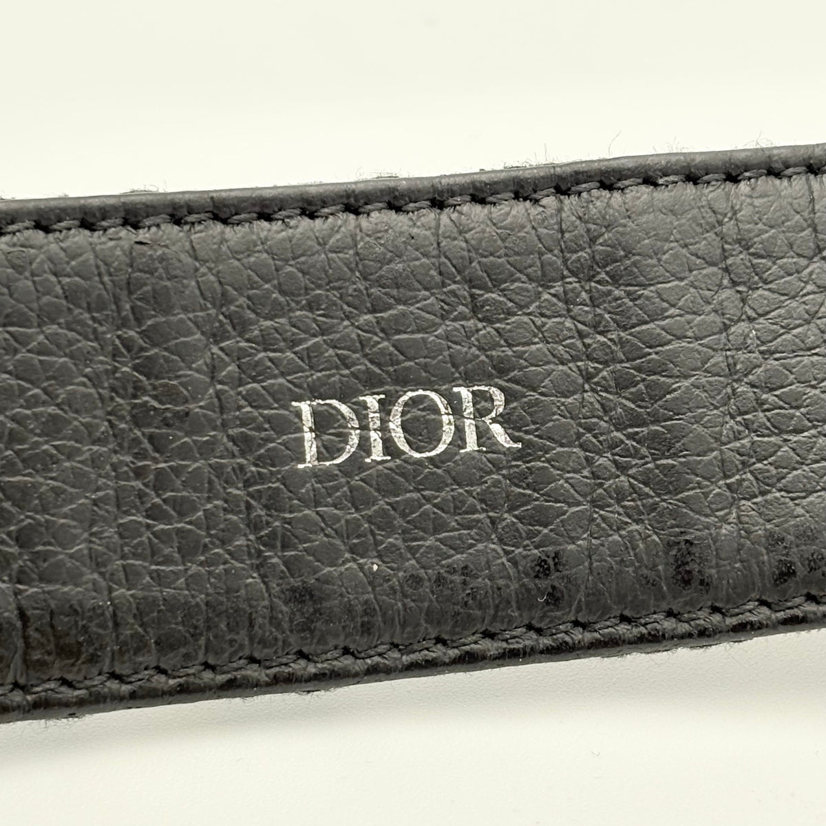 Oblique Jacquard Belt Beige Black — photo 10