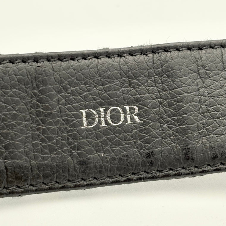 Oblique Jacquard Belt Beige Black — photo 10