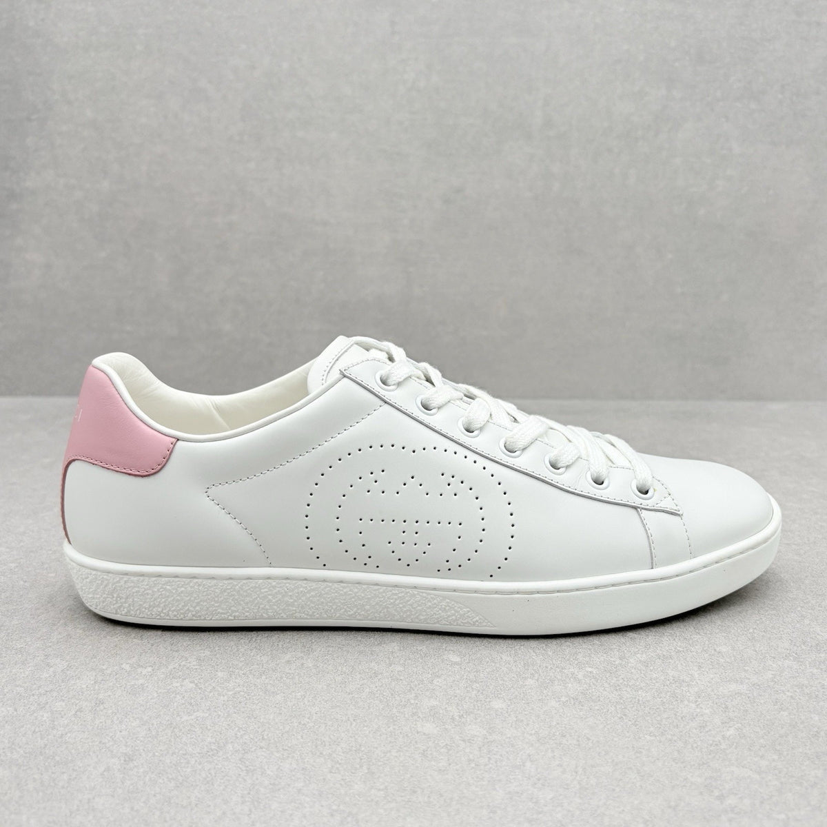 Ace Interlocking G White Pink — photo 2