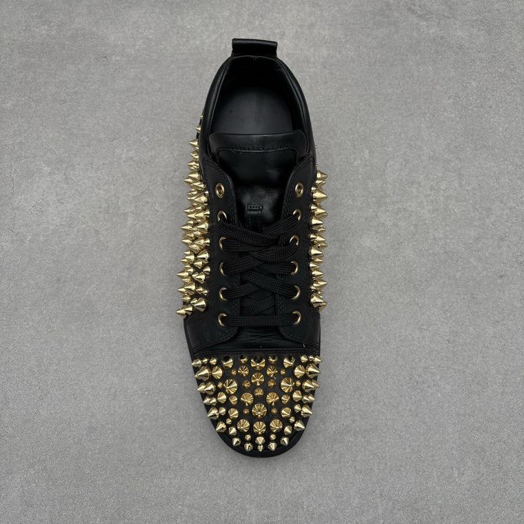 Low Spiked Sneaker Black Gold — photo 5
