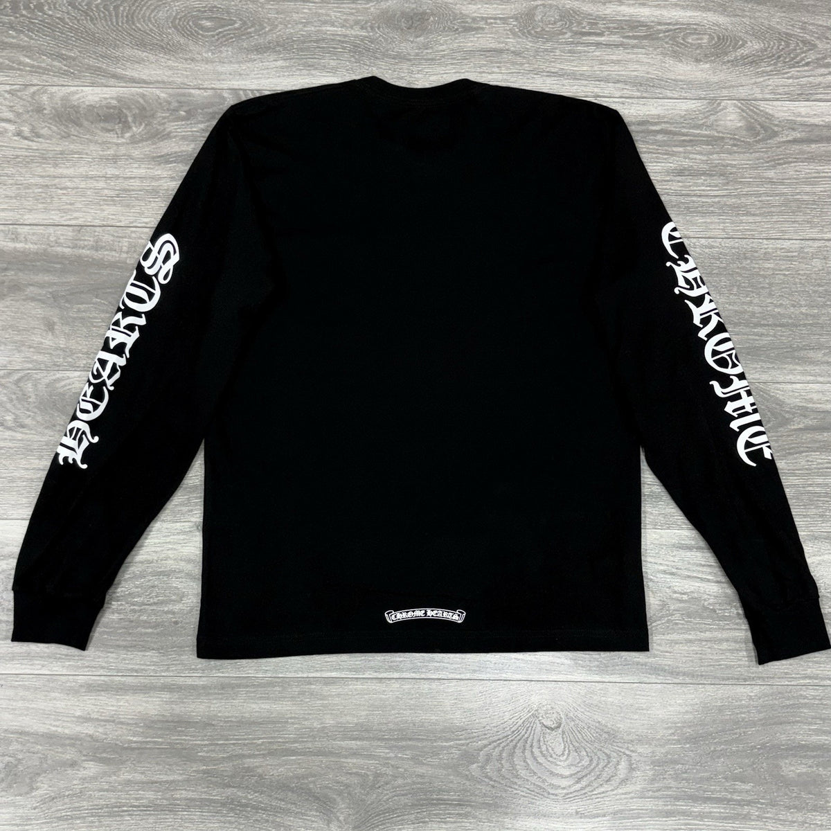Neck & Vertical Logo Long Sleeve Black — photo 7