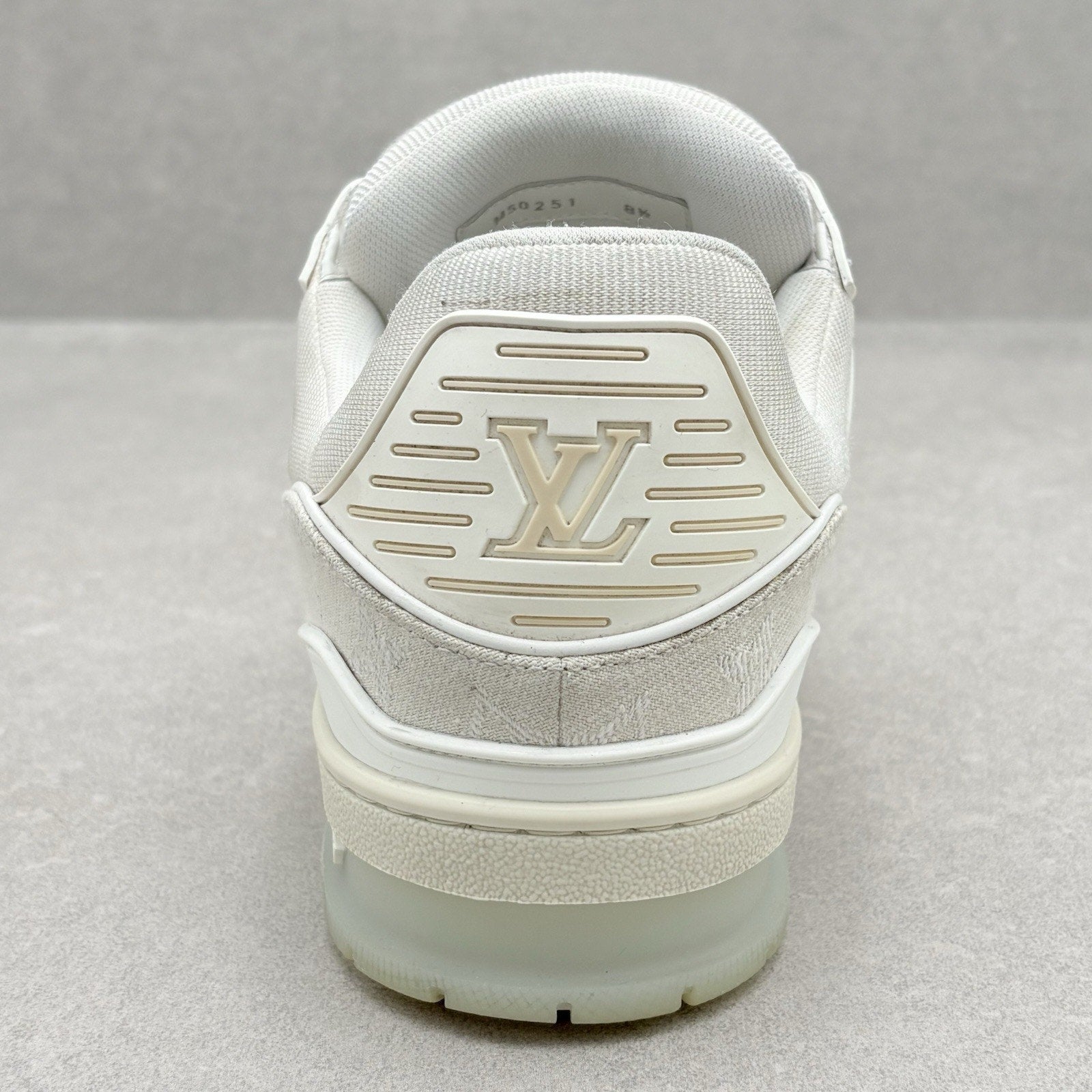 Louis Vuitton Trainer Denim ' Beige ' | Size 8.5 LV (9.5-10 US)