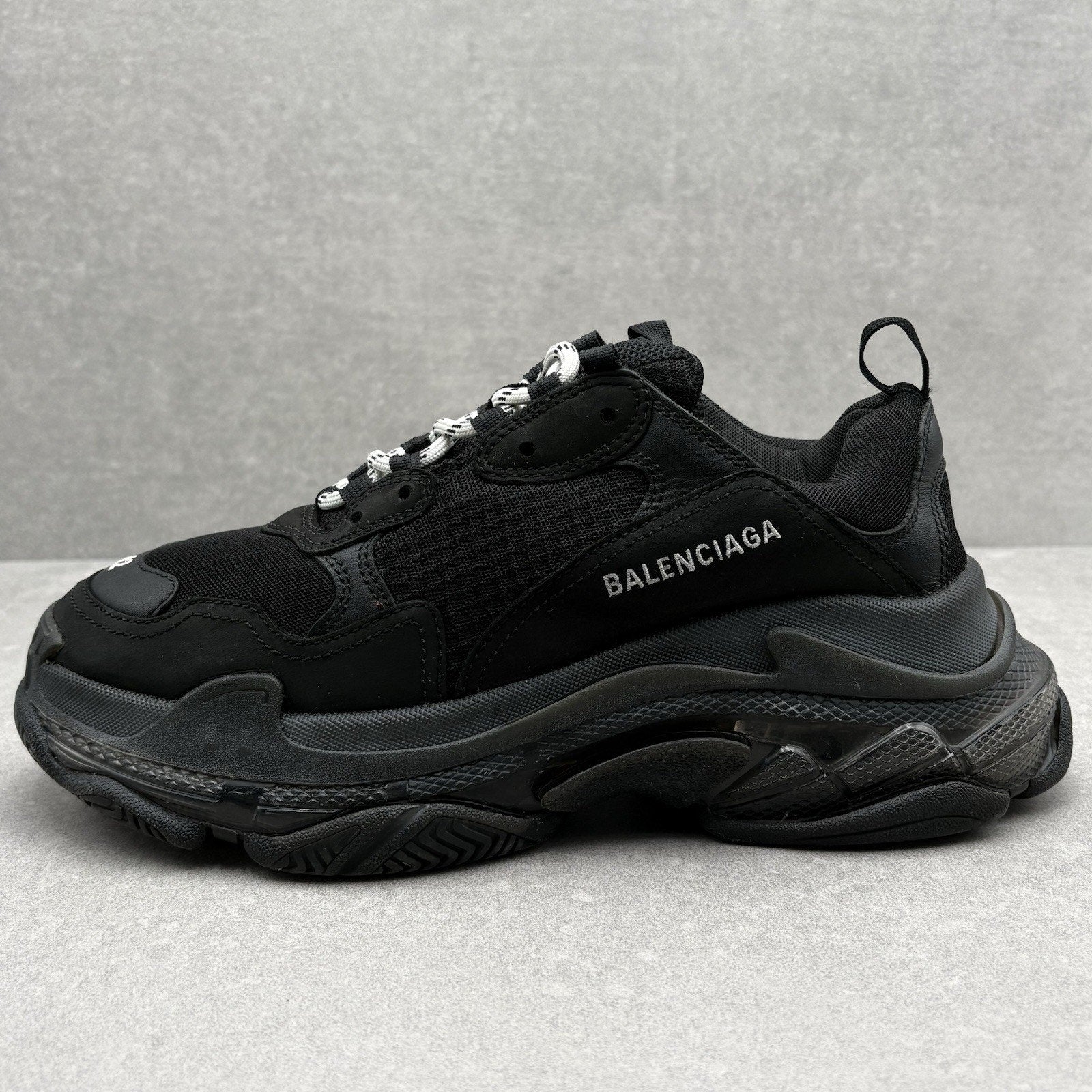 Balenciaga Triple S Clear Sole ' Black ' | Size 42 (9 US)