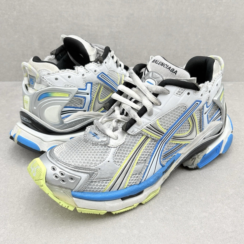 Balenciaga Runner ' White Yellow Blue ' | Size 45 (12 US)