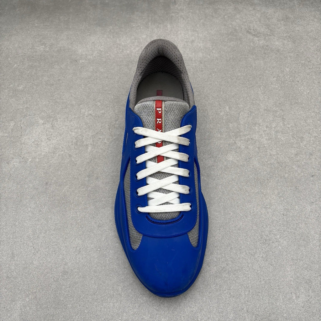 Prada America's Cup Rubber Sneakers ' Grey ' | Size 43 (10 US)